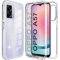 Husa 360 OPPO A57, A77 5G, A77S 4G, A57S, A53, A73, A53S 4G - V2 Transparent fata si spate Husa 360 OPPO A57, A77 5G, A77S 4G, A57S, A53, A73, A53S 4G - V2 Transparent fata si spate