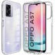 Husa 360 OPPO A57, A77 5G, A77S 4G, A57S, A53, A73, A53S 4G - V2 Transparent fata si spate