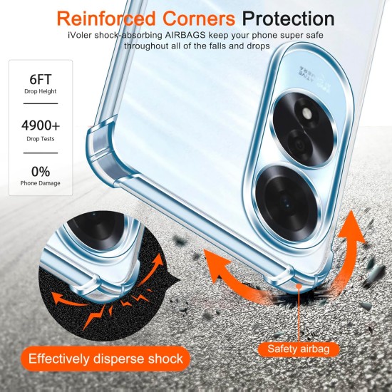 Husa Anti soc, transparenta compatibila cu OPPO A60 4G Husa Anti soc, transparenta compatibila cu OPPO A60