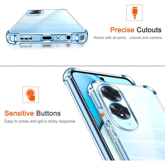 Husa Anti soc, transparenta compatibila cu OPPO A60 4G Husa Anti soc, transparenta compatibila cu OPPO A60