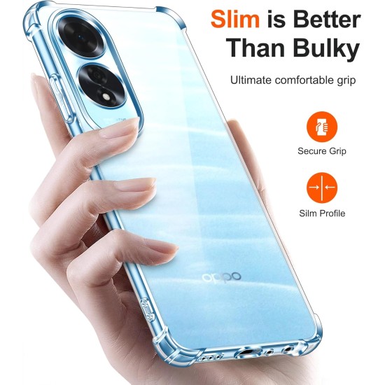 Husa Anti soc, transparenta compatibila cu OPPO A60 4G Husa Anti soc, transparenta compatibila cu OPPO A60