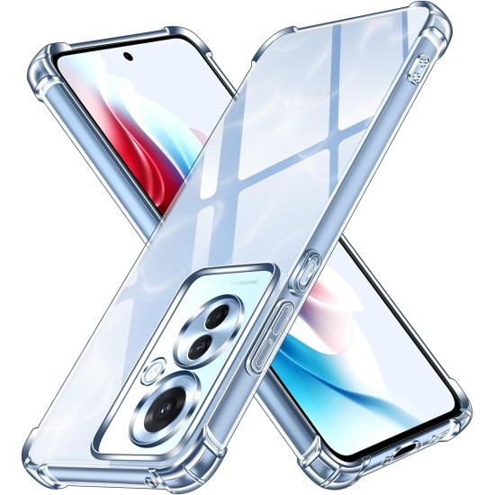 Husa Anti soc, transparenta compatibila cu OPPO Reno11 F 5G