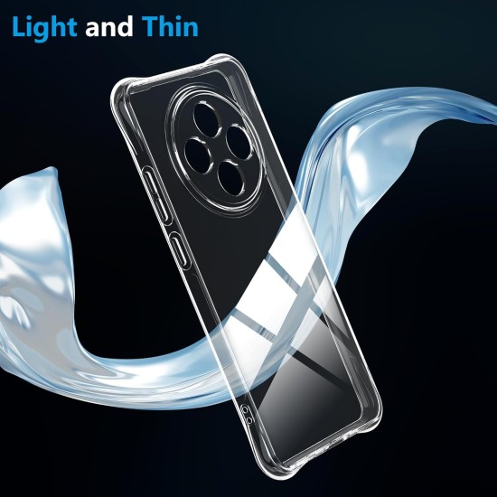 Husa Anti soc, transparenta compatibila cu Oppo Reno 12F 5G Husa Anti soc, transparenta compatibila cu Oppo Reno 12F 5G