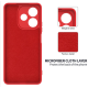 Husa Soft Touch, slim, ALC Mobile, anti soc, compatibila cu OPPO A5 Pro, Rosu Tpu