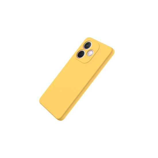 Husa Soft Touch, slim, ALC Mobile, anti soc, compatibila cu OPPO A5 Pro, Galben Tpu