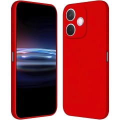 Husa Soft Touch, slim, ALC Mobile, anti soc, compatibila cu OPPO A5 Pro, Rosu Tpu
