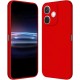 Husa Soft Touch, slim, ALC Mobile, anti soc, compatibila cu OPPO A5 Pro, Rosu Tpu