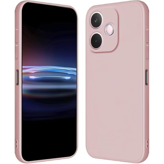 Husa Soft Touch, slim, ALC Mobile, anti soc, compatibila cu OPPO A5 Pro, Roz Pal Tpu
