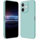 Husa Soft Touch, slim, ALC Mobile, anti soc, compatibila cu OPPO A5 Pro, Turcoaz Tpu