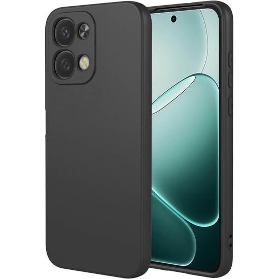 Husa Soft Touch, slim, ALC Mobile, anti soc, compatibila cu OPPO A6 Pro, Negru Tpu