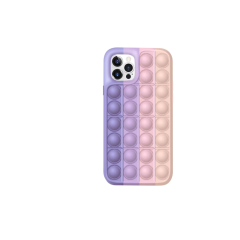 Husa de protectie POP IT compatibila cu IPhone 11 pro max , Mov/Roz/Bej Husa de protectie POP IT compatibila cu IPhone 11 pro max , Mov/Roz/Bej