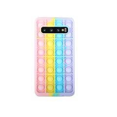 Husa de protectie POP IT compatibila cu Samsung Galaxy S10 Plus, Multicolor