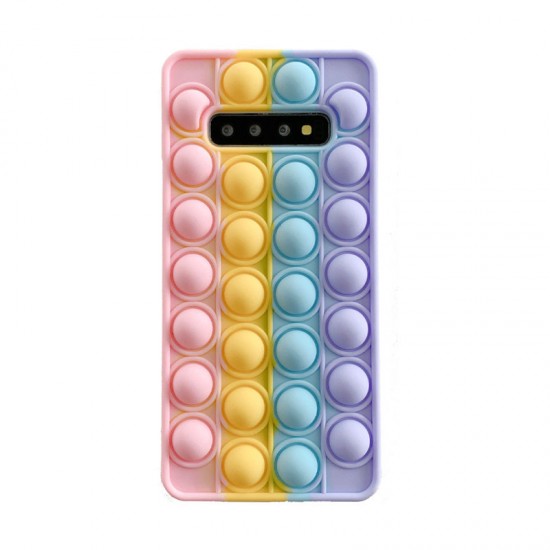Husa de protectie POP IT compatibila cu Samsung Galaxy S10 , Multicolor