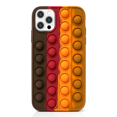 Husa de protectie POP IT compatibila cu IPhone 11 pro Max , Negru / Maro Husa de protectie POP IT compatibila cu IPhone 11 pro Max , Negru / Maro