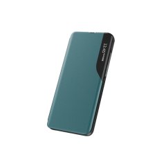 Husa Flip din Piele compatibila cu Samsung Galaxy A72, S-View, Smart Stand, Dark Green Husa Flip din Piele compatibila cu Samsung Galaxy A72, S-View, Smart Stand, Dark Green