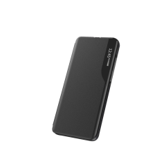 Husa Flip din Piele compatibila cu Samsung Galaxy A72, S-View, Smart Stand, Negru Husa Flip din Piele compatibila cu Samsung Galaxy A72, S-View, Smart Stand, Negru