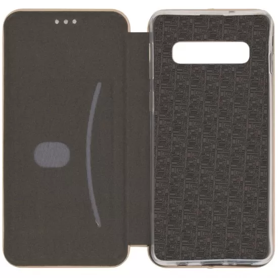 Mixed Easy Attach to Husa Flip Cover Magnetic Pentru Samsung Galaxy S10 Plus, Negru