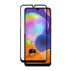 Folie sticla 6D compatibila cu Samsung Galaxy A21S - Margine Neagra