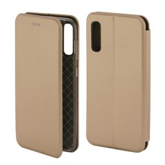 Husa Flip cover magnetic pentru Samsung Galaxy A70, A705 Gold Husa Flip cover magnetic pentru Samsung Galaxy A70, A705 Gold