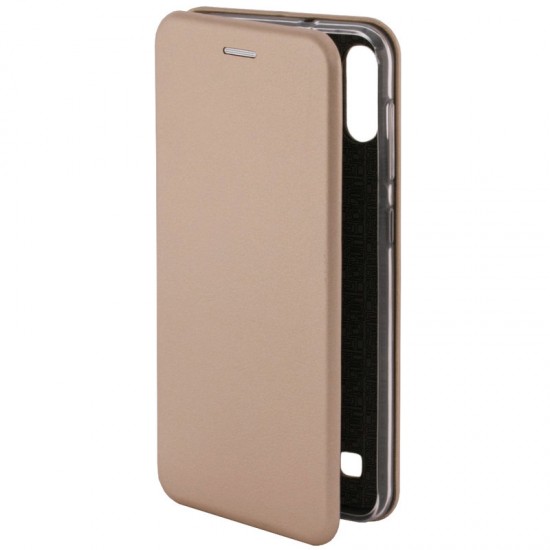 Husa Flip Cover Magnetic Pentru Samsung Galaxy A10, A105, Gold
