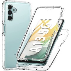 Husa 360 compatibila cu Samsung Galaxy A13 5G - V2 Transparent fata si spate Husa 360 compatibila cu Samsung Galaxy A13 5G - V2 Transparent fata si spate