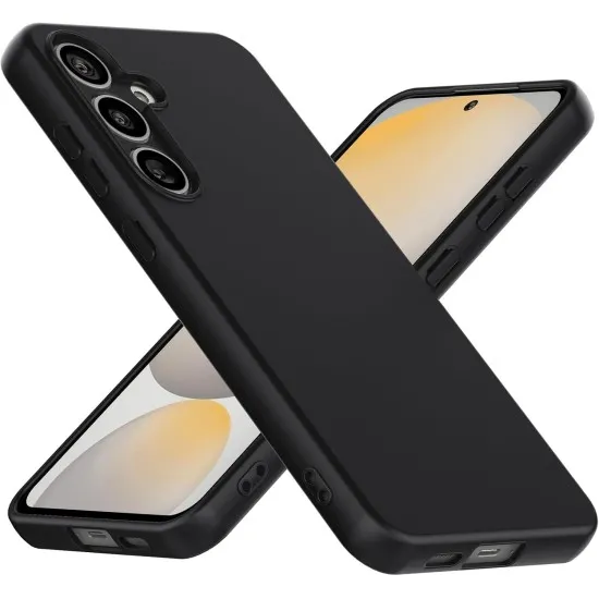 Husa silicon, ALC Mobile, compatibila cu Samsung Galaxy S24 Fe, Negru Husa silicon, ALC Mobile, compatibila cu Samsung Galaxy S24 Fe, Negru