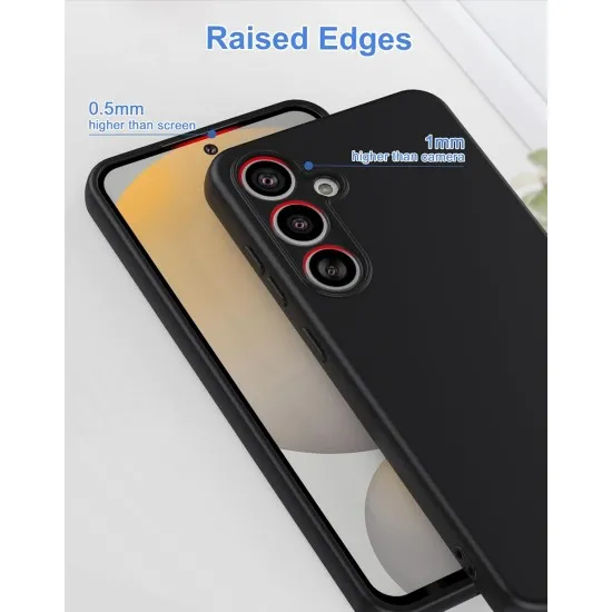 Husa silicon, ALC Mobile, compatibila cu Samsung Galaxy S24 Fe, Negru Husa silicon, ALC Mobile, compatibila cu Samsung Galaxy S24 Fe, Negru