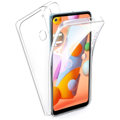 Husa 360 Samsung Galaxy A11, TPU Transparent fata+spate Husa 360 Samsung Galaxy A11, TPU Transparent fata+spate