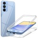 Husa 360 compatibila cu Samsung Galaxy A05s - V2 Transparent fata si spate