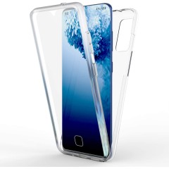 Husa 360 compatibila cu Samsung Galaxy S20 FE, V2 Transparent fata+spate Husa 360 compatibila cu Samsung Galaxy S20 FE, V2 Transparent fata+spate