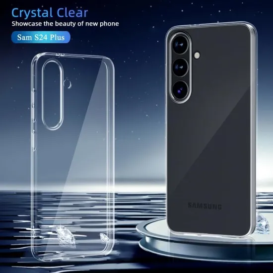Husa silicon 0.5mm, ALC Mobile, compatibila cu Samsung Galaxy S24 Plus, Transparent Husa silicon 0.5mm, ALC Mobile, compatibila cu Samsung Galaxy S24 Plus, Transparent