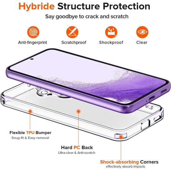 Husa silicon ALC Mobile, transparenta anti soc compatibila cu Samsung Galaxy S24