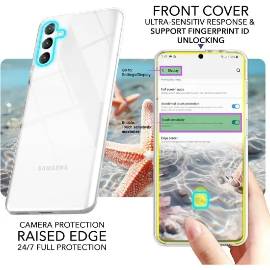 Husa 360 ALC Mobile, compatibila cu Samsung Galaxy S24 Plus, V2 Transparent fata+spate Husa 360 ALC Mobile, compatibila cu Samsung Galaxy S24 Plus, V2 Transparent fata+spate