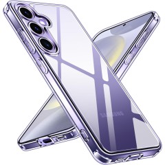 Husa pentru Samsung Galaxy S24 Plus, rezistenta la socuri, subtire, transparenta, anti-zgarieturi, carcasa subtire din TPU Husa pentru Samsung Galaxy S24 Plus, rezistenta la socuri, subtire, transparenta, anti-zgarieturi, carcasa subtire din TPU