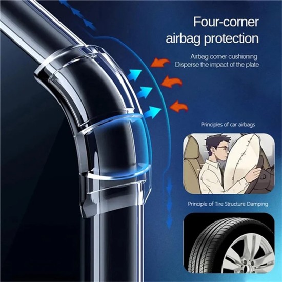 Husa Anti soc, transparenta compatibila cu Samsung Galaxy A07 Husa Anti soc, transparenta compatibila cu Samsung Galaxy A07