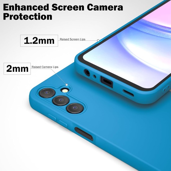 Husa Soft Touch, compatibila cu Samsung Galaxy A15 5G, Albastru Deschis Tpu Husa Soft Touch, compatibila cu Samsung Galaxy A15 5G, Albastru Deschis Tpu