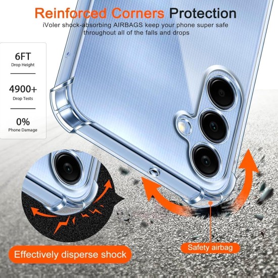 Husa Anti soc, transparenta compatibila cu Samsung Galaxy A25 5G Husa Anti soc, transparenta compatibila cu Samsung Galaxy A25 5G