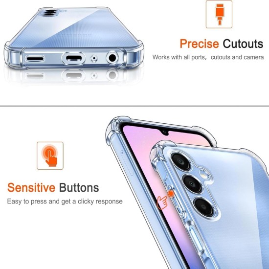 Husa Anti soc, transparenta compatibila cu Samsung Galaxy A25 5G Husa Anti soc, transparenta compatibila cu Samsung Galaxy A25 5G