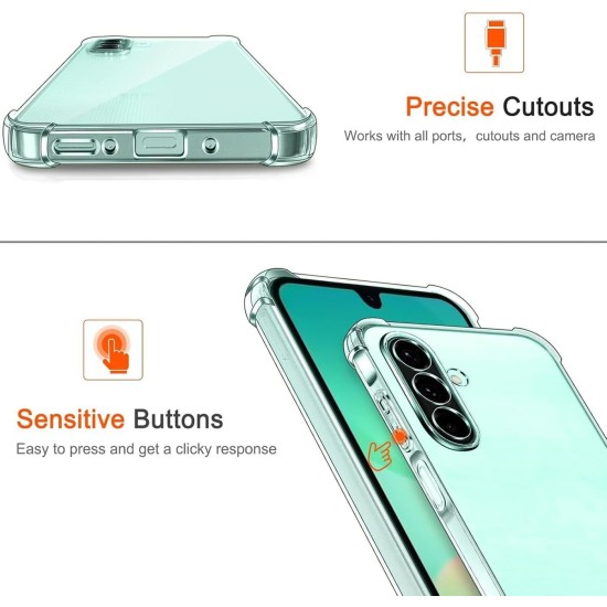 Husa Anti soc, transparenta compatibila cu Samsung Galaxy A26 5G Husa Anti soc, transparenta compatibila cu Samsung Galaxy A26 5G