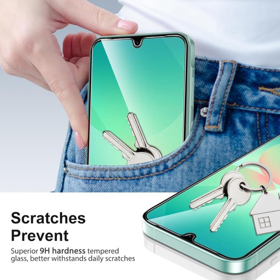 Folie sticla compatibila cu Samsung Galaxy A26 - Contur negru ALC