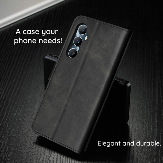 Husa pentru Samsung Galaxy A55 5G - Techsuit Diary Book - Black Husa pentru Samsung Galaxy A55 5G - Techsuit Diary Book - Black