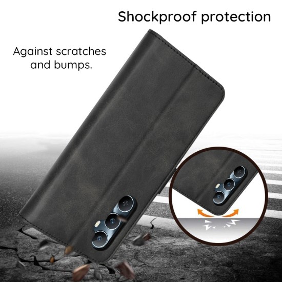 Husa pentru Samsung Galaxy A55 5G - Techsuit Diary Book - Black Husa pentru Samsung Galaxy A55 5G - Techsuit Diary Book - Black