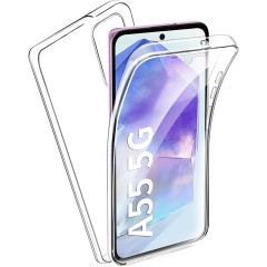 Husa fata plus spate 360 Alc Mobile compatibila cu Samsung Galaxy A55 Husa fata plus spate 360 Alc Mobile compatibila cu Samsung Galaxy A55