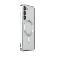 Husa compatibila cu Samsung Galaxy S24, ALC MOBILE, pentru telefon mobil cu protectie pentru camera, Tehnologie MagSafe, rezistenta la socuri, contur Silver Husa compatibila cu Samsung Galaxy S24, ALC MOBILE, pentru telefon mobil cu protectie pentru camera, Tehnologie MagSafe, rezistenta la socuri, contur Silver