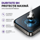 Folie Sticla pentru Samsung Galaxy A56, Full Glue, Aplicare Automata cu Aplicator Inclus, Anti-Zgarieturi, Negru