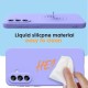 Pachet 2 in 1 – 2 Folii Sticla Margine Neagra + Husa Soft Touch Lila, Compatibil cu Samsung Galaxy A56
