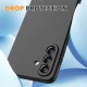 Pachet 2 in 1 – 2 Folii Sticla Margine Neagra + Husa Soft Touch Negru, Compatibil cu Samsung Galaxy A56