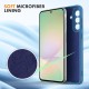 Pachet 2 in 1 – 2 Folii Sticla Margine Neagra + Husa Soft Touch Albastru, Compatibil cu Samsung Galaxy A56 Pachet 2 in 1 – 2 Folii Sticla Margine Neagra + Husa Soft Touch Albastru, Compatibil cu Samsung Galaxy A56