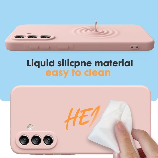 Pachet 2 in 1 – 2 Folii Sticla Margine Neagra + Husa Soft Touch Roz Pal, Compatibil cu Samsung Galaxy A56