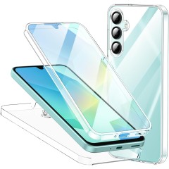 Husa 360 compatibila cu Samsung Galaxy S26 Plus - V2 Transparent fata si spate